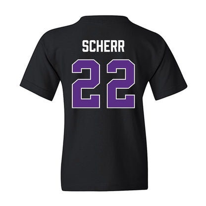 TCU - NCAA Women's Basketball : Maddie Scherr - Vintage Basketball Youth T-Shirt-1
