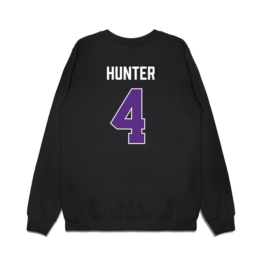 TCU - NCAA Women's Basketball : Donovyn Hunter - Vintage Basketball Premium Crewneck Sweatshirt-1