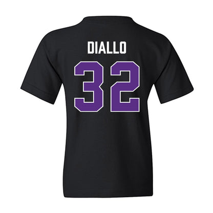 TCU - NCAA Men's Basketball : Malick Diallo - Vintage Basketball Youth T-Shirt-1