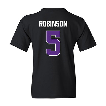 TCU - NCAA Men's Basketball : Micah Robinson - Vintage Basketball Youth T-Shirt-1
