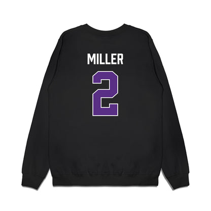 TCU - NCAA Men's Basketball : Emanuel Miller - Vintage Basketball Premium Crewneck Sweatshirt-1