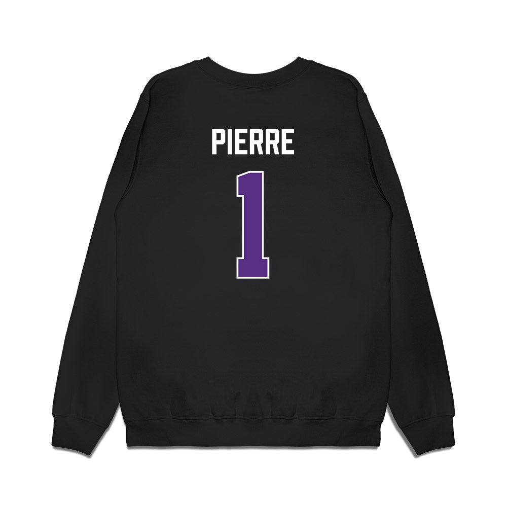 TCU - NCAA Men's Basketball : Jayden Pierre - Vintage Basketball Premium Crewneck Sweatshirt-1