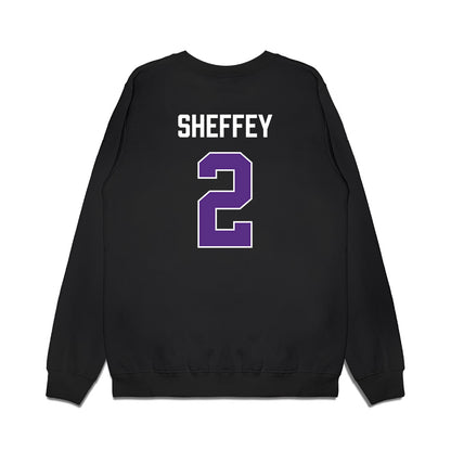 TCU - NCAA Women's Basketball : Veronica Sheffey - Vintage Basketball Premium Crewneck Sweatshirt-1