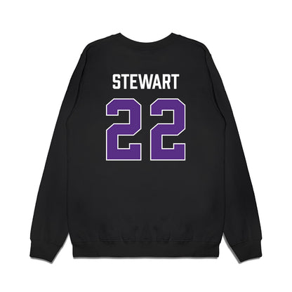 TCU - NCAA Men's Basketball : Adam Stewart - Vintage Basketball Premium Crewneck Sweatshirt-1