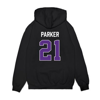 TCU - NCAA Women's Basketball : Taliyah Parker - Vintage Basketball Premium Hooded Sweatshirt-1