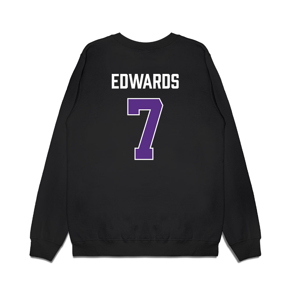 TCU - NCAA Men's Basketball : Kayden Edwards - Vintage Basketball Premium Crewneck Sweatshirt-1