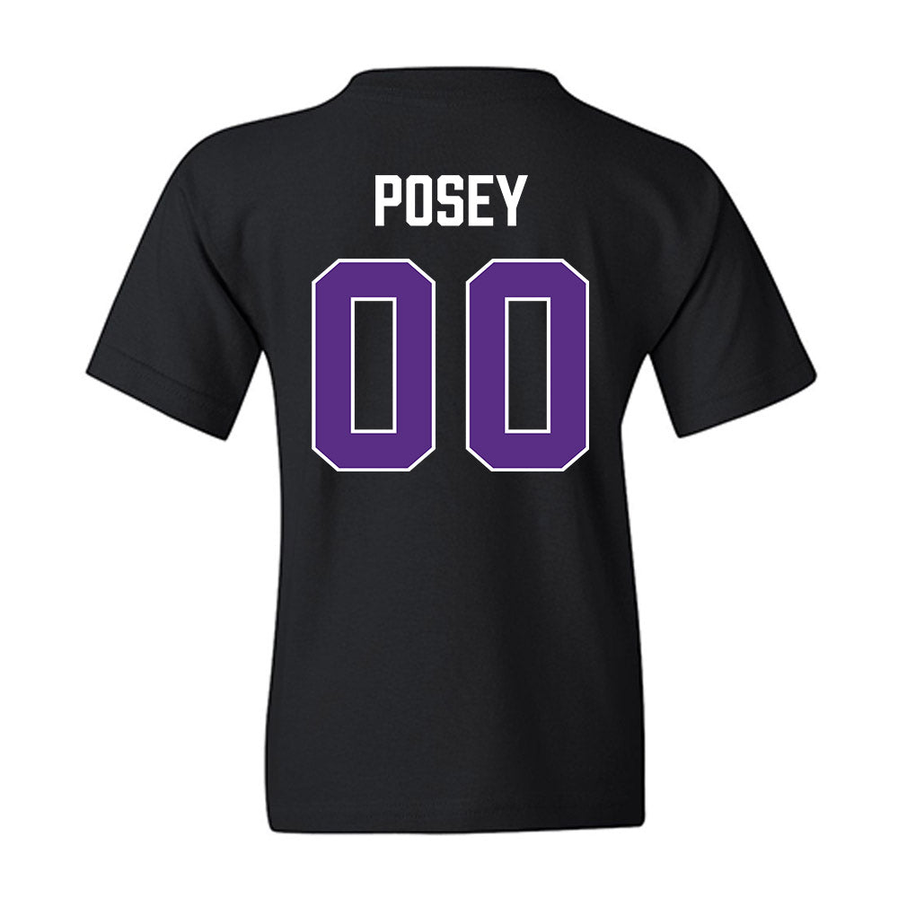 TCU - NCAA Men's Basketball : Jace Posey - Vintage Basketball Youth T-Shirt-1