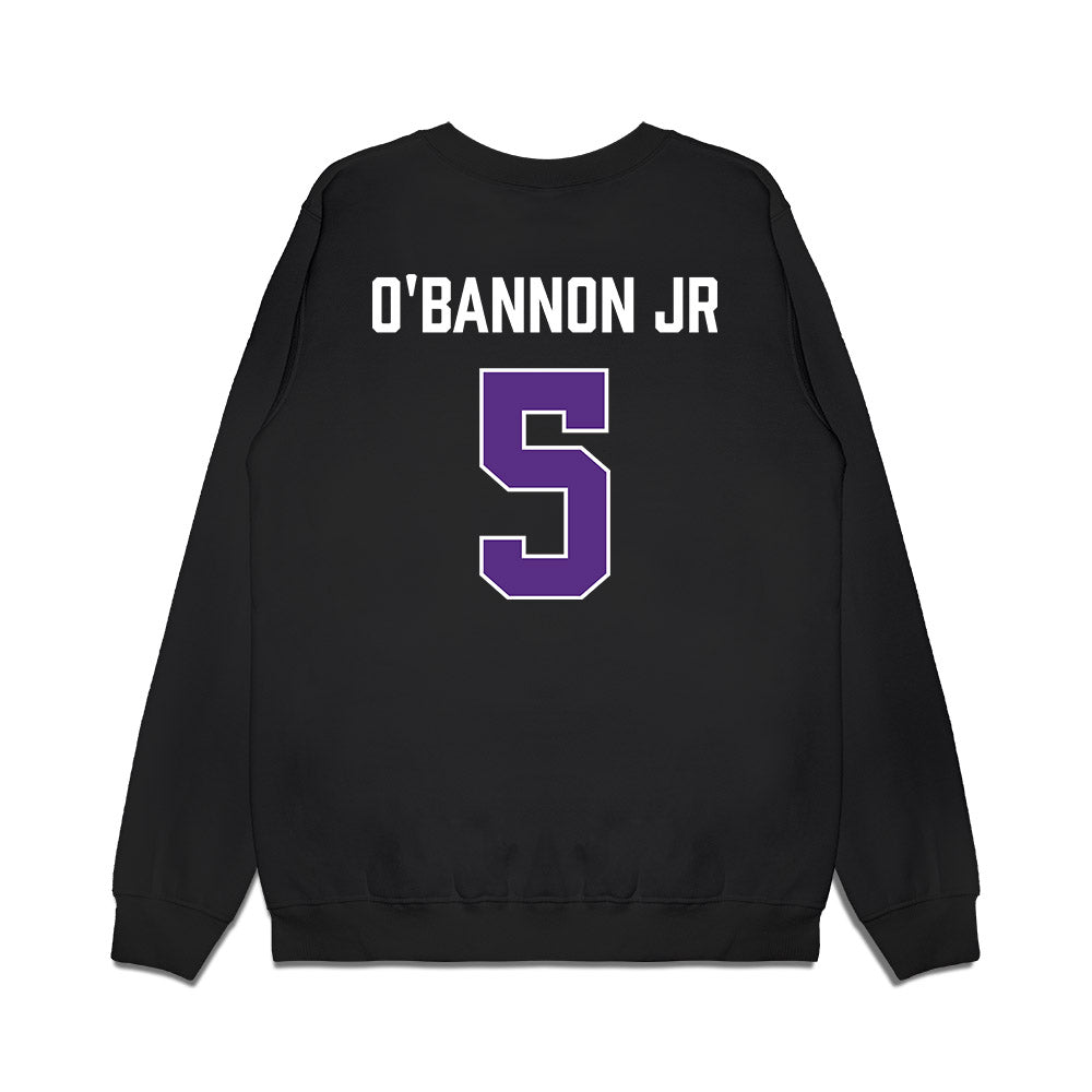 TCU - NCAA Men's Basketball : Charles O'Bannon Jr - Vintage Basketball Premium Crewneck Sweatshirt-1
