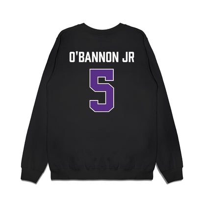 TCU - NCAA Men's Basketball : Charles O'Bannon Jr - Vintage Basketball Premium Crewneck Sweatshirt-1