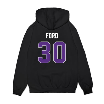 TCU - NCAA Men's Basketball : Darius Ford - Vintage Basketball Premium Hooded Sweatshirt-1
