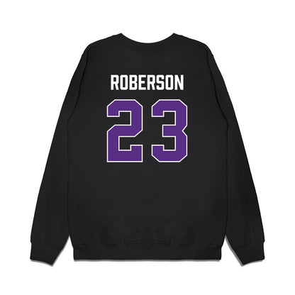 TCU - NCAA Women's Basketball : Aaliyah Roberson - Vintage Basketball Premium Crewneck Sweatshirt-1