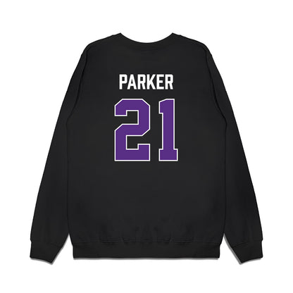 TCU - NCAA Women's Basketball : Taliyah Parker - Vintage Basketball Premium Crewneck Sweatshirt-1