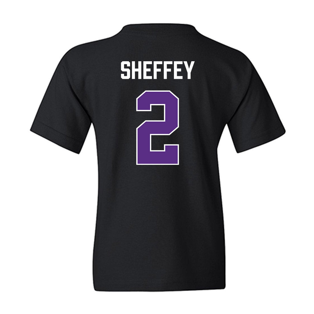 TCU - NCAA Women's Basketball : Veronica Sheffey - Vintage Basketball Youth T-Shirt-1