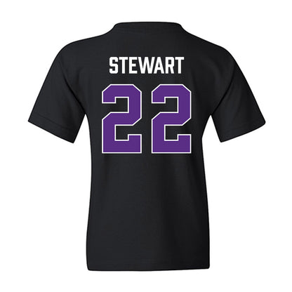 TCU - NCAA Men's Basketball : Adam Stewart - Vintage Basketball Youth T-Shirt-1