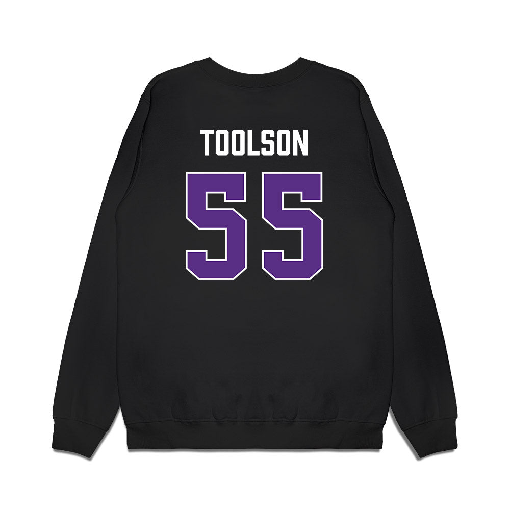 TCU - NCAA Men's Basketball : Tanner Toolson - Vintage Basketball Premium Crewneck Sweatshirt-1