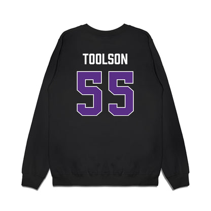 TCU - NCAA Men's Basketball : Tanner Toolson - Vintage Basketball Premium Crewneck Sweatshirt-1