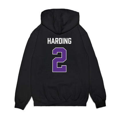 TCU - NCAA Men's Basketball : Brock Harding - Vintage Basketball Premium Hooded Sweatshirt-1