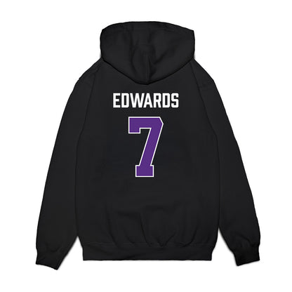 TCU - NCAA Men's Basketball : Kayden Edwards - Vintage Basketball Premium Hooded Sweatshirt-1