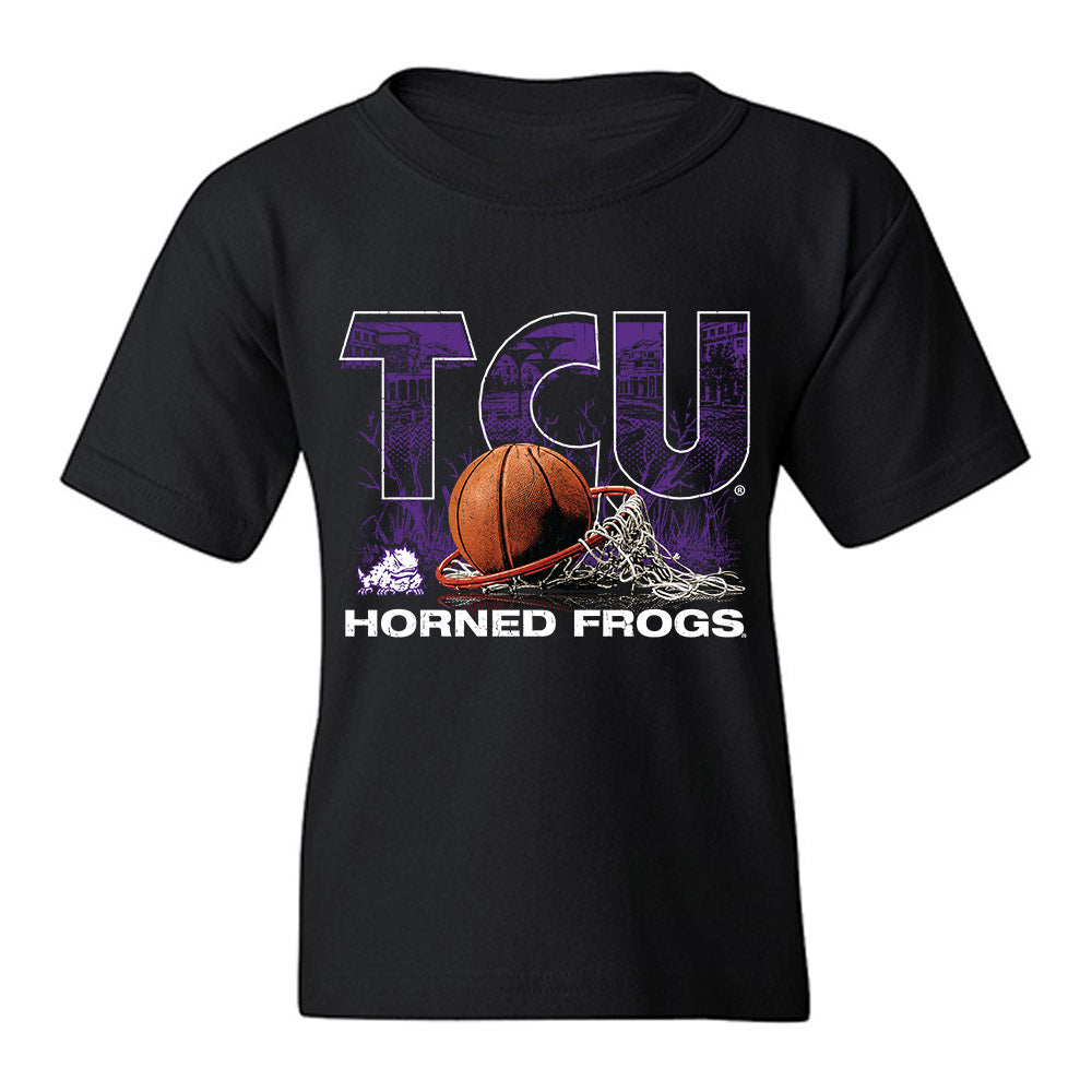 TCU - NCAA Men's Basketball : Matthew Whelan - Vintage Basketball Youth T-Shirt-0