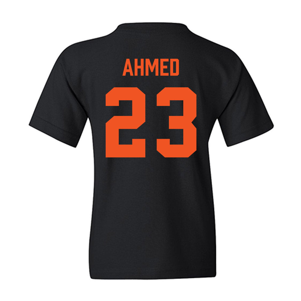 Oklahoma State - NCAA Men's Basketball : Benjamin Ahmed - Vintage Basketball Youth T-Shirt-1