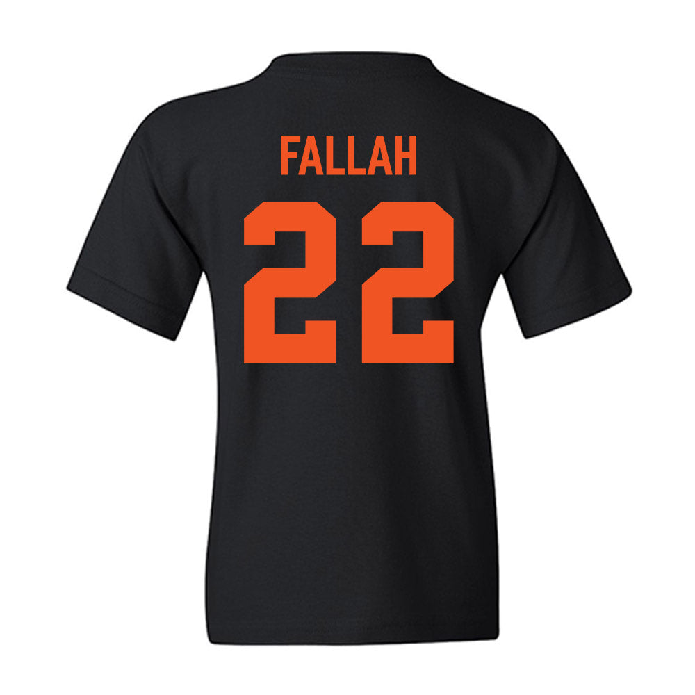 Oklahoma State - NCAA Men's Basketball : Parsa Fallah - Vintage Basketball Youth T-Shirt-1