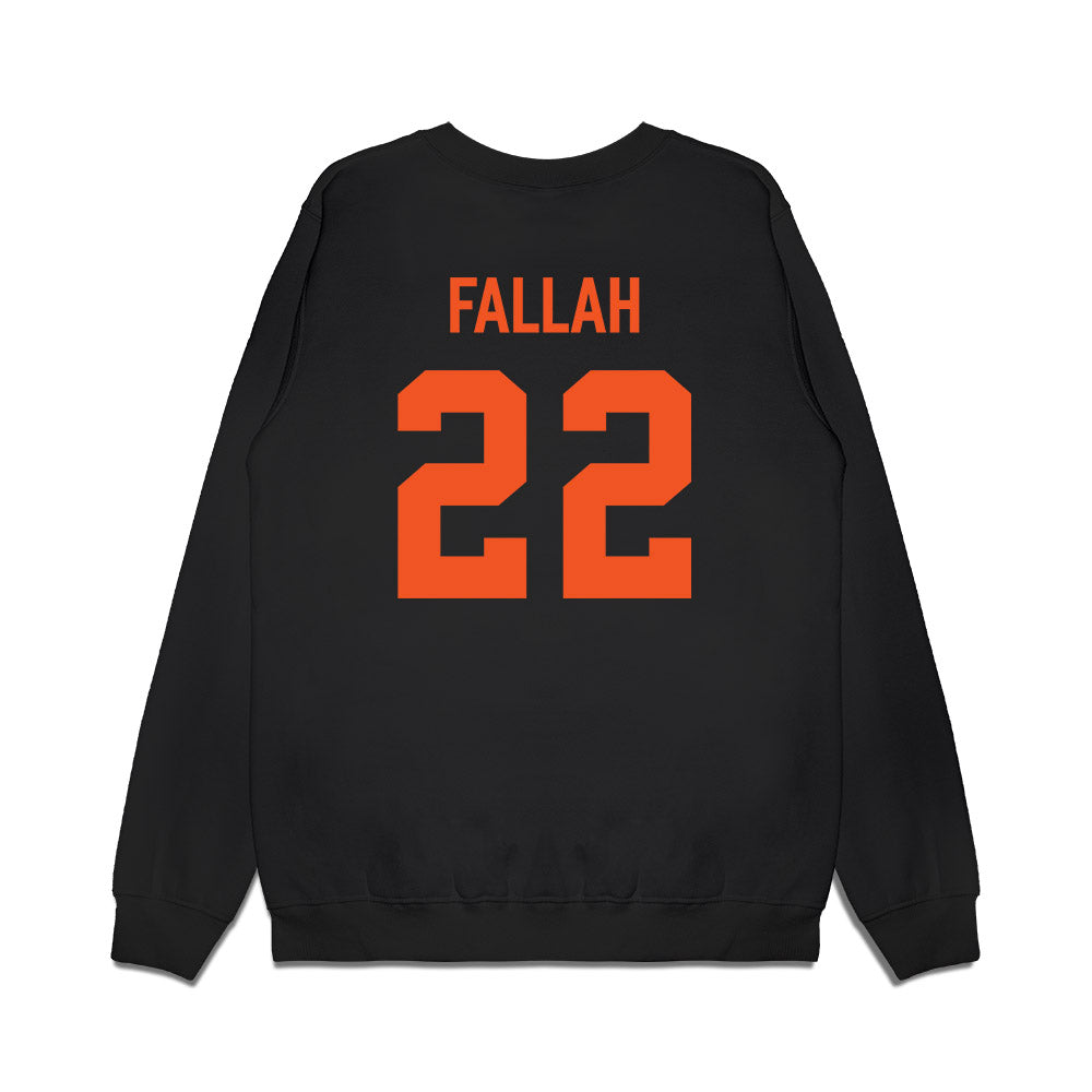 Oklahoma State - NCAA Men's Basketball : Parsa Fallah - Vintage Basketball Premium Crewneck Sweatshirt-1