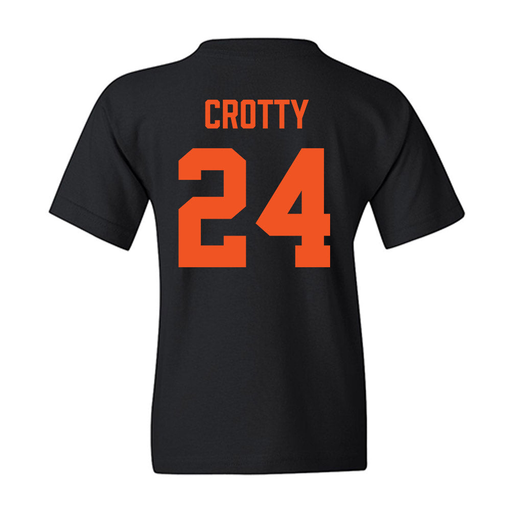 Oklahoma State - NCAA Men's Basketball : Ryan Crotty - Vintage Basketball Youth T-Shirt-1
