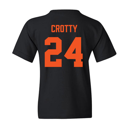 Oklahoma State - NCAA Men's Basketball : Ryan Crotty - Vintage Basketball Youth T-Shirt-1