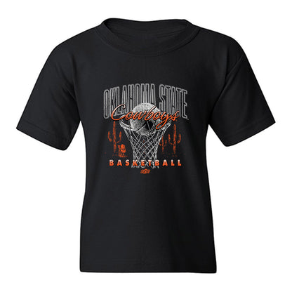 Oklahoma State - NCAA Men's Basketball : Benjamin Ahmed - Vintage Basketball Youth T-Shirt-0