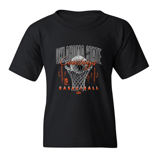 Oklahoma State - NCAA Men's Basketball : Ryan Crotty - Vintage Basketball Youth T-Shirt-0