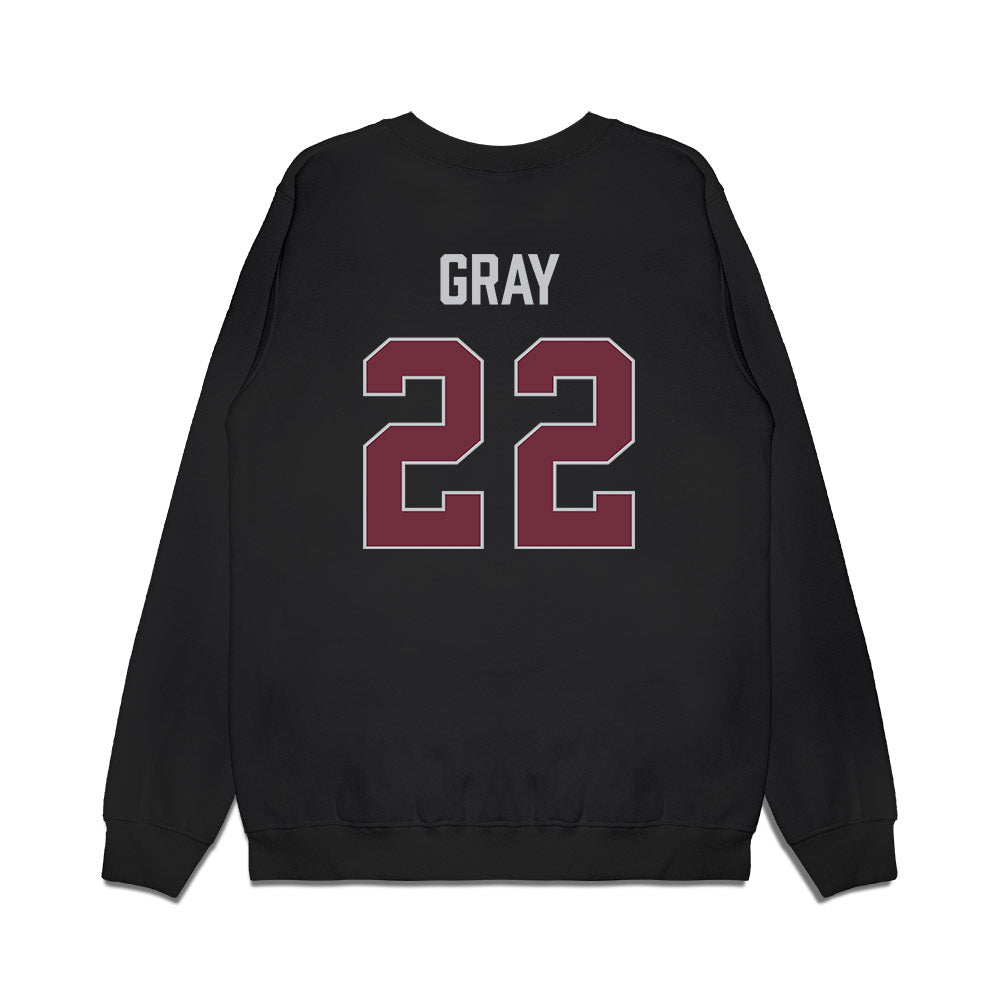 Mississippi State - NCAA Women's Basketball : Nataliyah Gray - Vintage Basketball Premium Crewneck Sweatshirt-1