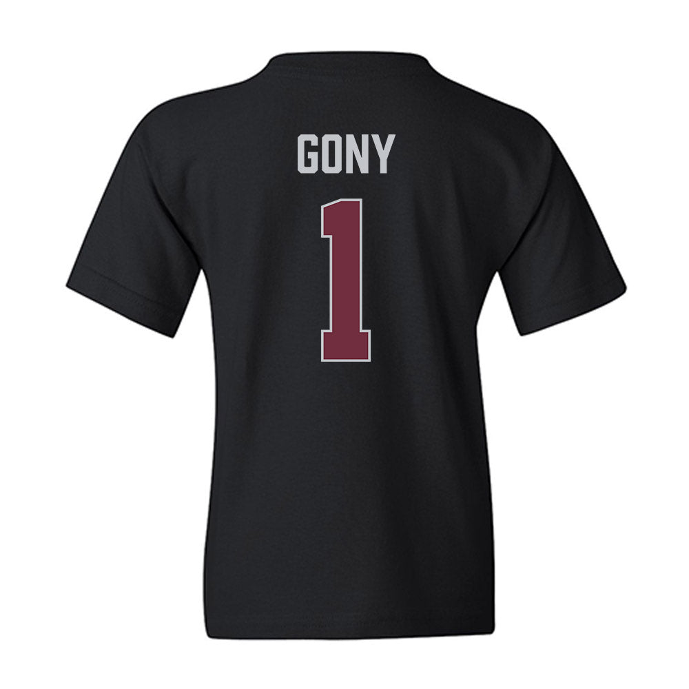 Mississippi State - NCAA Women's Basketball : Nyayongah Gony - Vintage Basketball Youth T-Shirt-1