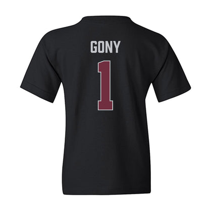 Mississippi State - NCAA Women's Basketball : Nyayongah Gony - Vintage Basketball Youth T-Shirt-1