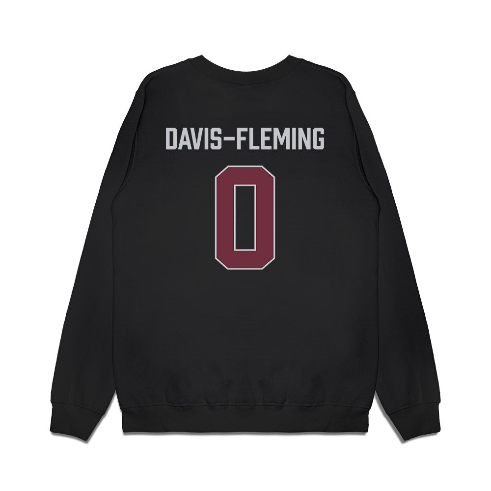 Mississippi State - NCAA Men's Basketball : Jamarion Davis-Fleming - Vintage Basketball Premium Crewneck Sweatshirt-1