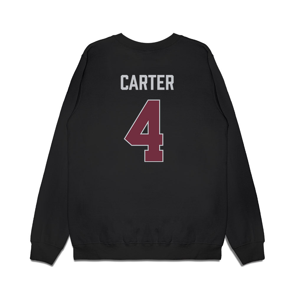 Mississippi State - NCAA Women's Basketball : Jessika Carter - Vintage Basketball Premium Crewneck Sweatshirt-1