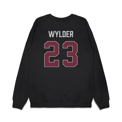 Mississippi State - NCAA Women's Basketball : Faith Wylder - Vintage Basketball Premium Crewneck Sweatshirt-1