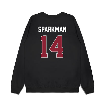 South Carolina - NCAA Men's Basketball : Eli Sparkman - Gamecocks Shersey Premium Crewneck Sweatshirt-1
