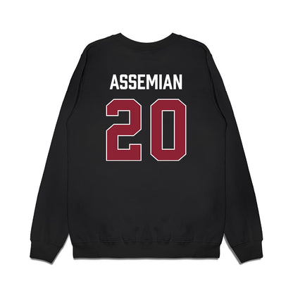 South Carolina - NCAA Men's Basketball : Hayden Assemian - Gamecocks Shersey Premium Crewneck Sweatshirt-1