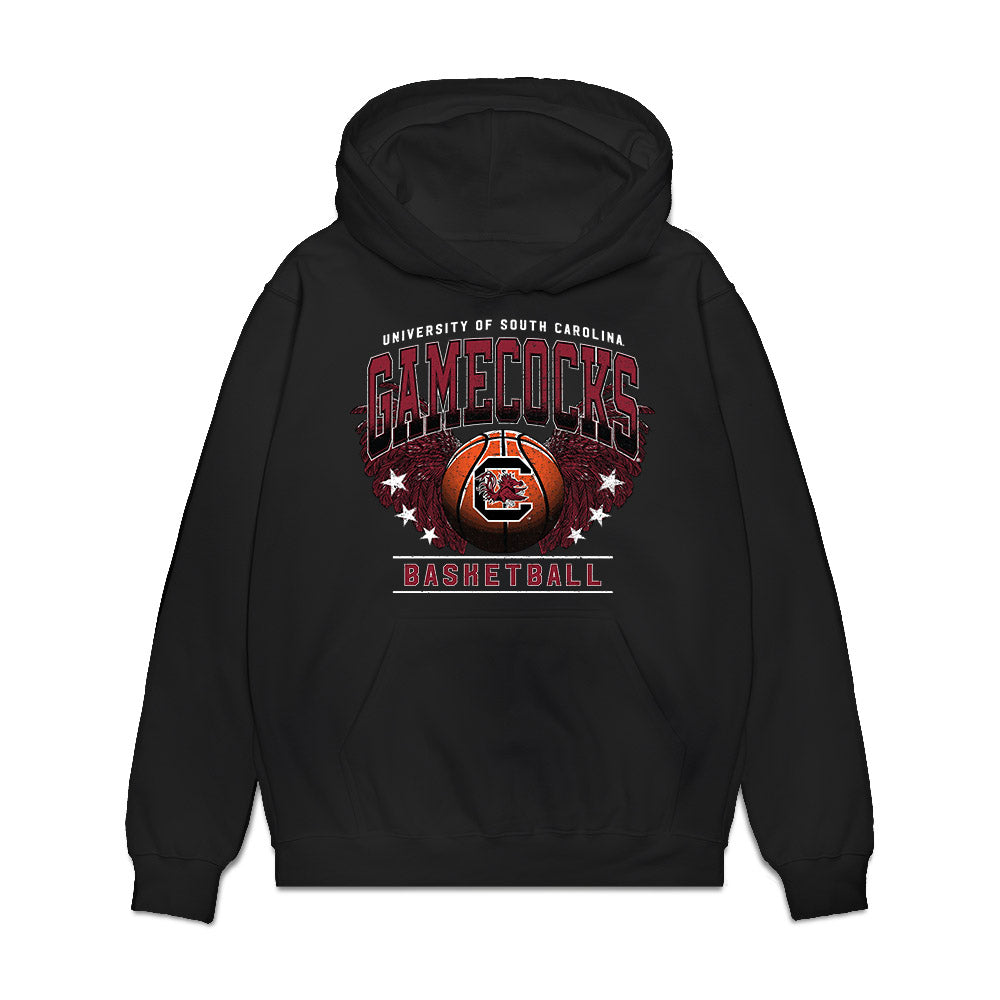 South Carolina - NCAA Men's Basketball : Eli Sparkman - Gamecocks Shersey Premium Hooded Sweatshirt-0