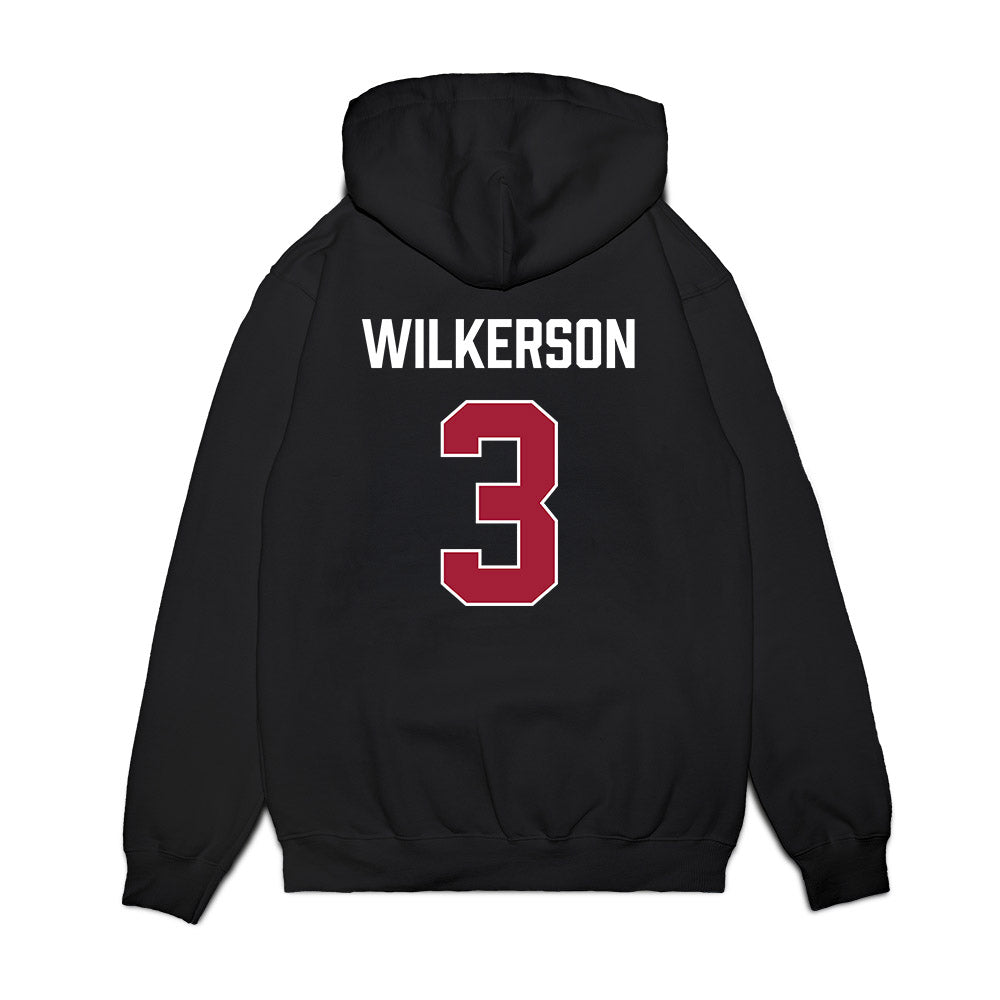 Indiana - NCAA Men's Basketball : Lamar Wilkerson - Vintage Basketball Premium Hooded Sweatshirt-1