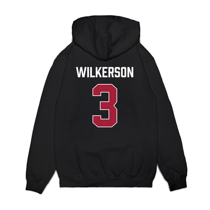 Indiana - NCAA Men's Basketball : Lamar Wilkerson - Vintage Basketball Premium Hooded Sweatshirt-1