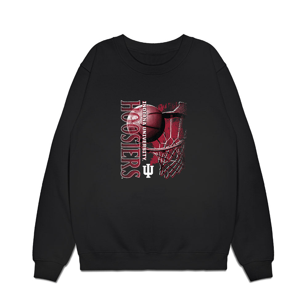 Indiana - NCAA Men's Basketball : Andrej Acimovic - Vintage Basketball Premium Crewneck Sweatshirt-0