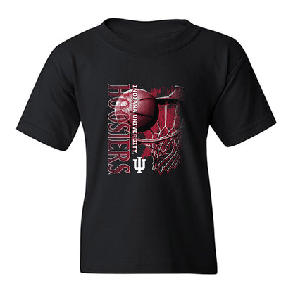 Indiana - NCAA Men's Basketball : Jasai Miles - Vintage Basketball Youth T-Shirt-0