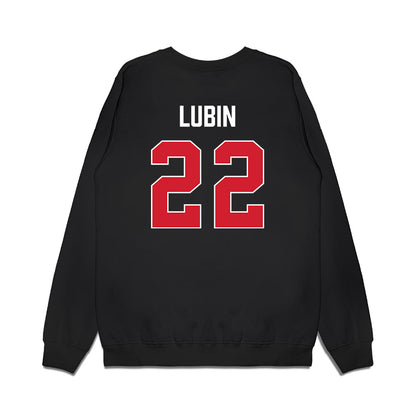 NC State - NCAA Men's Basketball : Ven-Allen Lubin - Vintage Shersey Premium Crewneck Sweatshirt-1