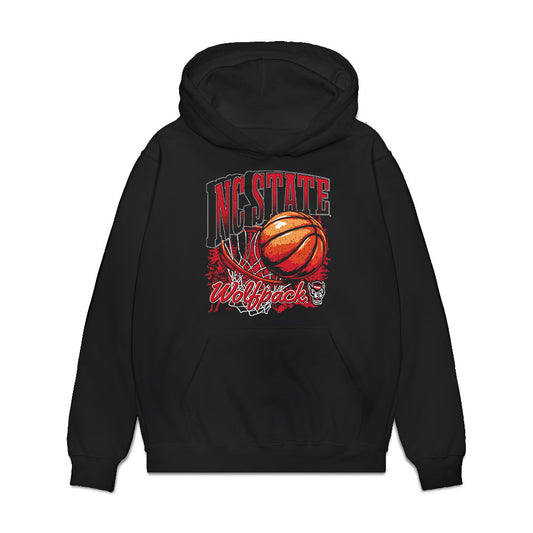 NC State - NCAA Women's Basketball : Mallory Collier - Vintage Shersey Premium Hooded Sweatshirt-0
