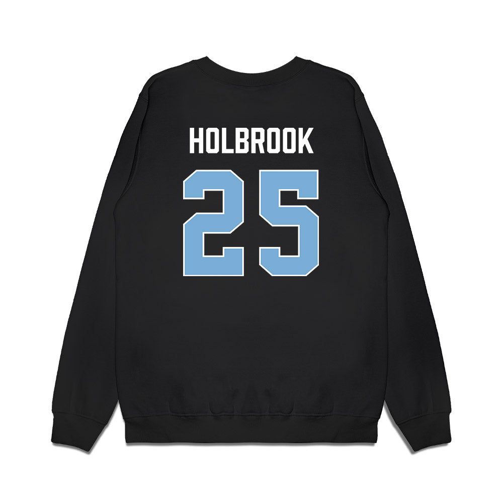 UNC - NCAA Men's Basketball : John Holbrook - Vintage Shersey Premium Crewneck Sweatshirt-1