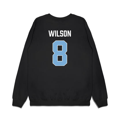 UNC - NCAA Men's Basketball : Caleb Wilson - Vintage Shersey Premium Crewneck Sweatshirt-1