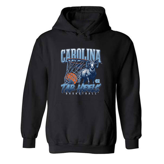 UNC - NCAA Men's Basketball : Kyan Evans - Vintage Shersey Hooded Sweatshirt-0