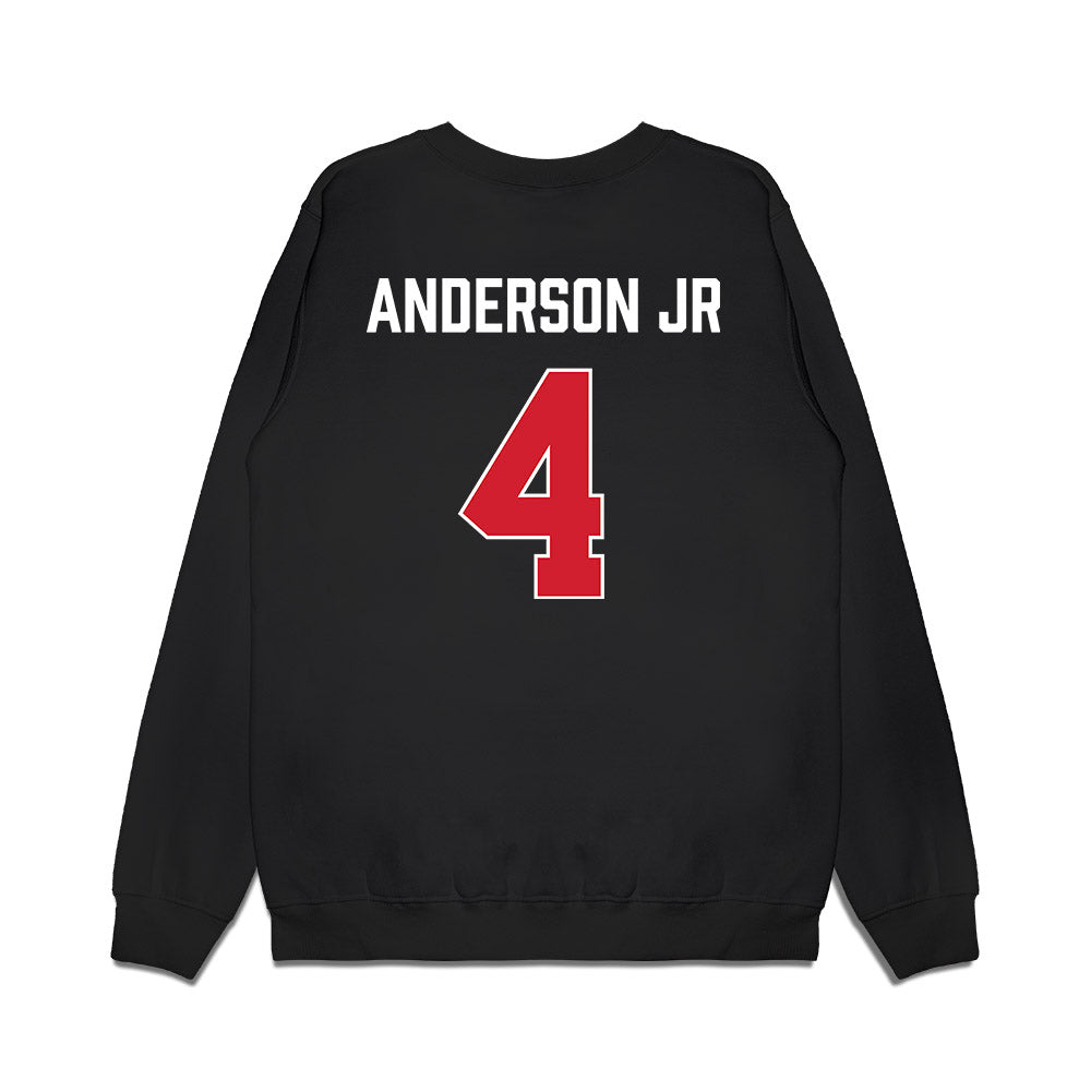 Texas Tech - NCAA Men's Basketball : Chris Anderson Jr - Vintage Basketball Premium Crewneck Sweatshirt-1