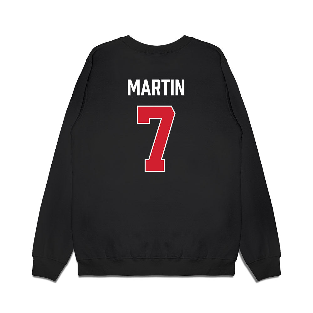 Texas Tech - NCAA Women's Basketball : Kalysta Martin - Vintage Basketball Premium Crewneck Sweatshirt-1